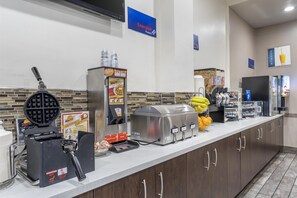 Kontinental frokost er inkludert