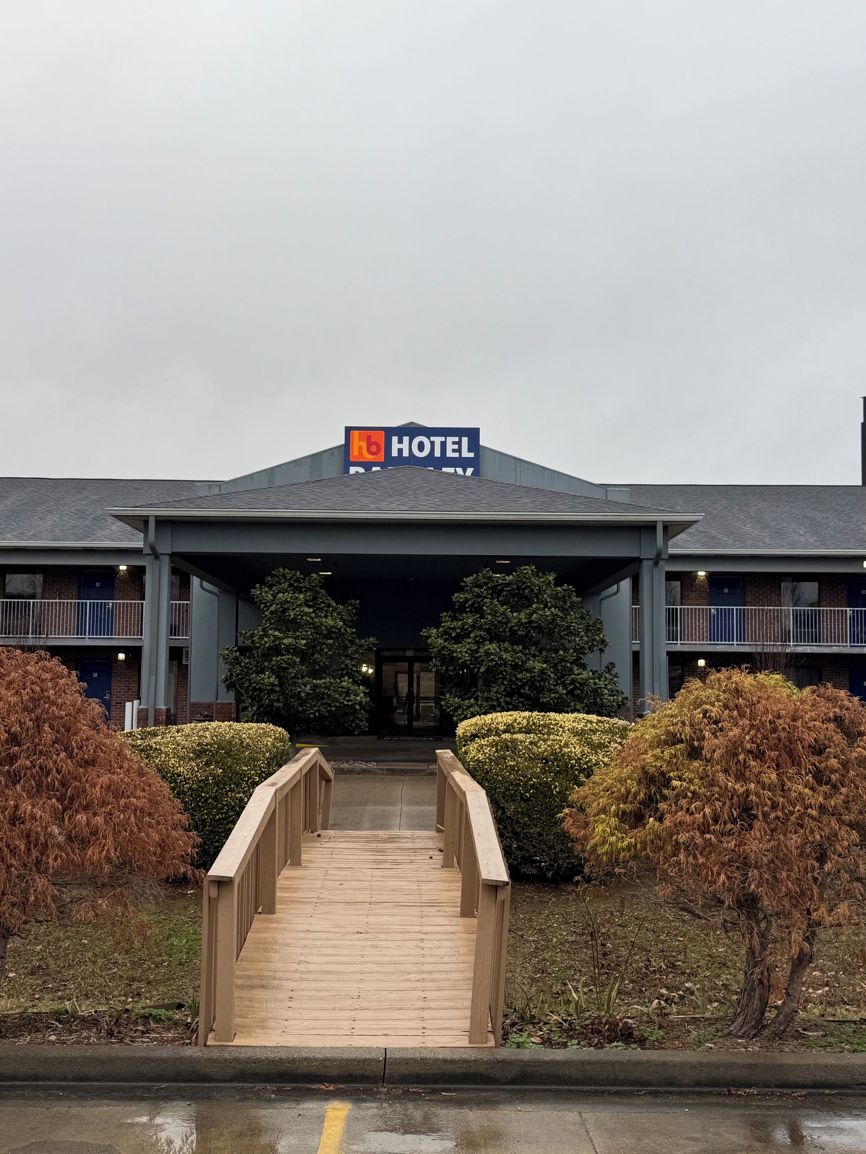 Overnatningsstedets facade