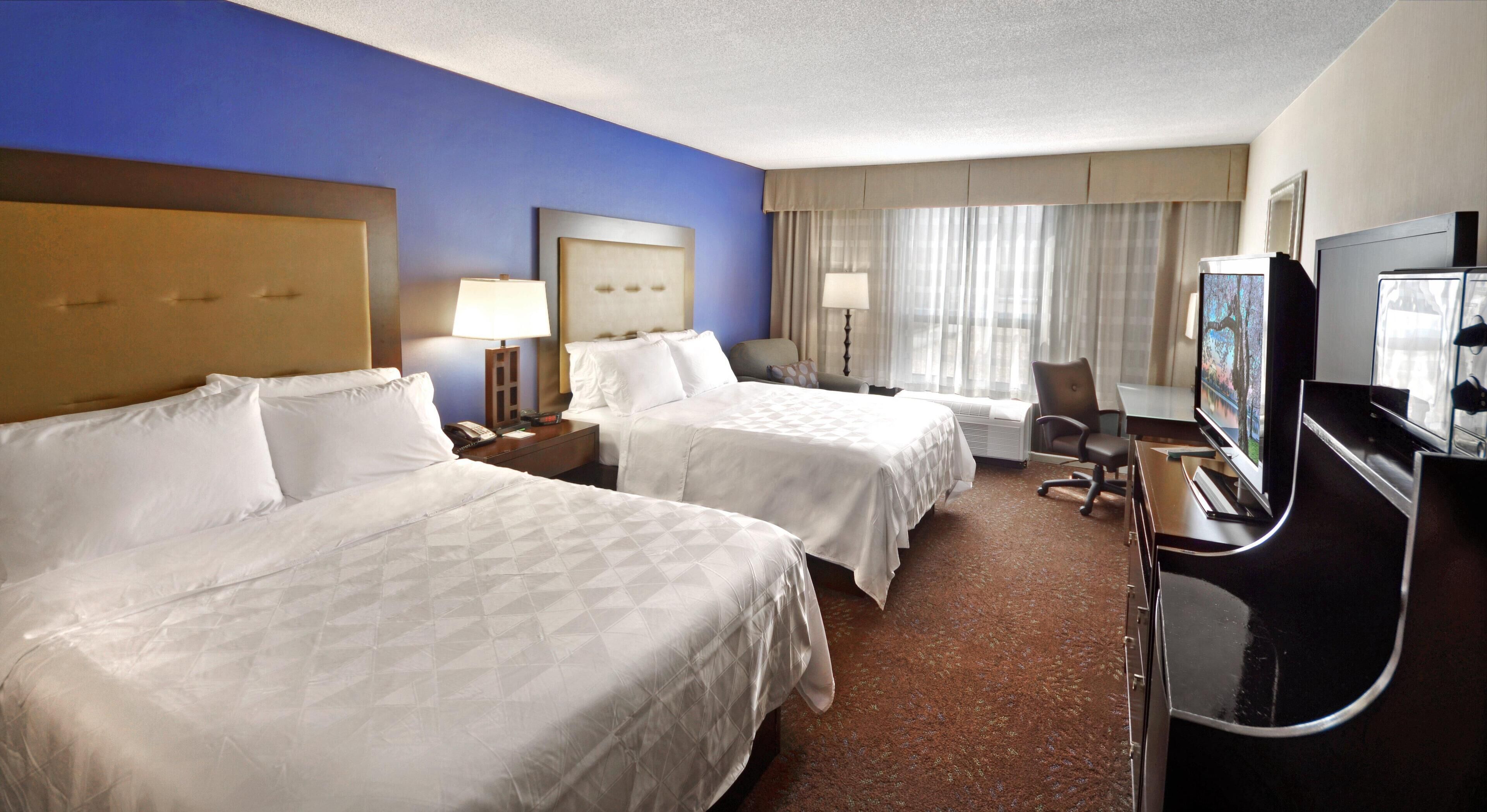Pillowtop beds, desk, soundproofing, iron/ironing board