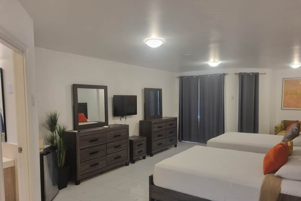 Superior Double Room, 2 Double Beds (Lotus) | 1 bedroom, in-room safe, desk, iron/ironing board