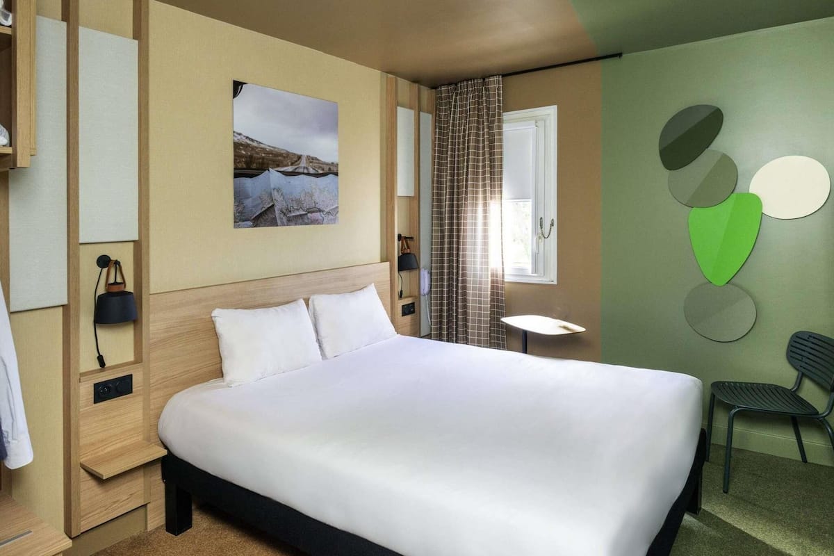 Premium bedding, laptop workspace, soundproofing, iron/ironing board