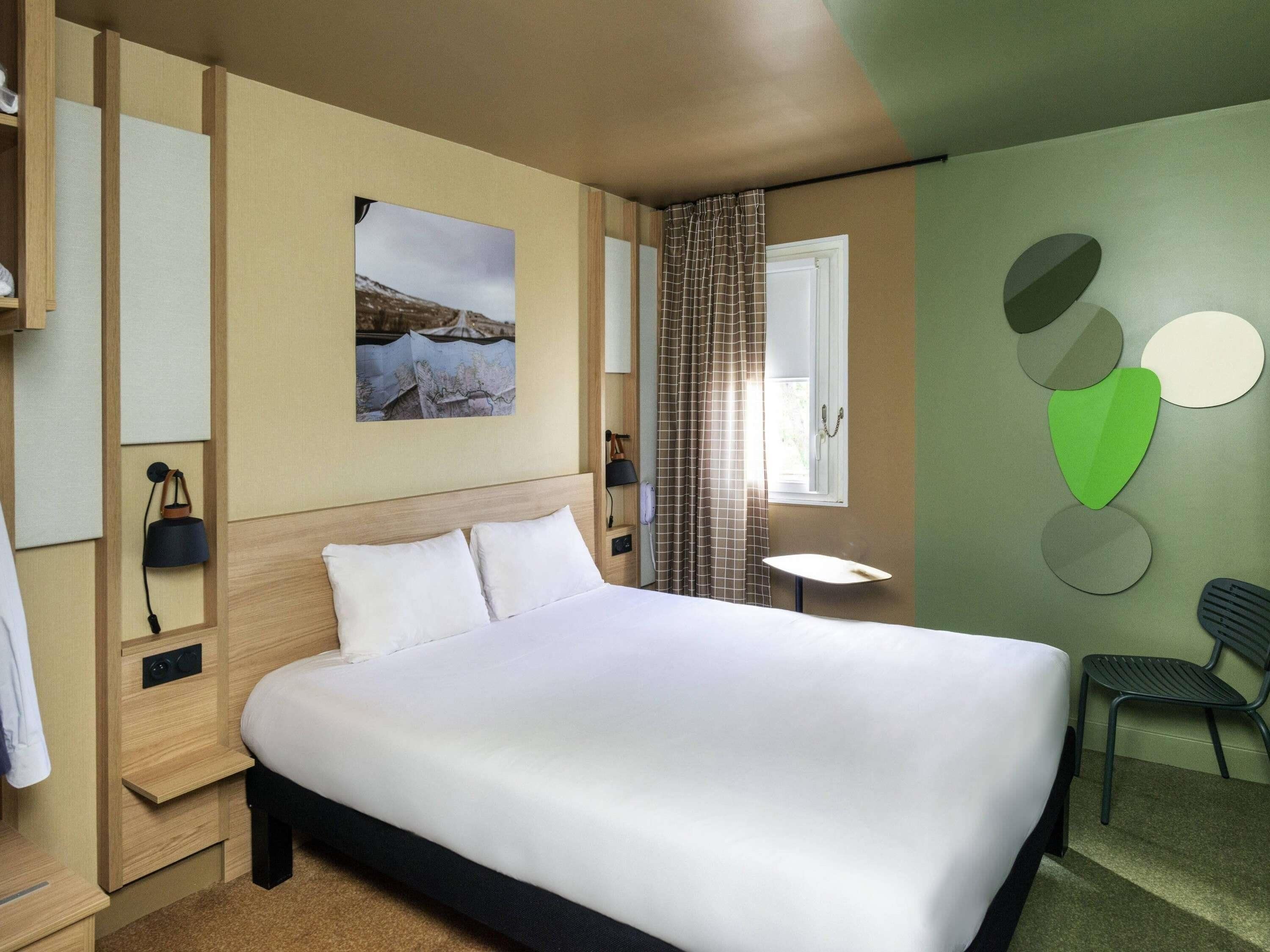 Premium bedding, laptop workspace, soundproofing, iron/ironing board