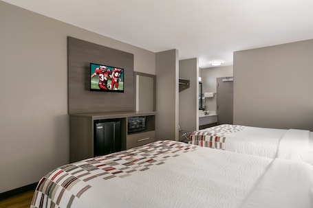 Standardzimmer, 2 Queen-Betten, Nichtraucher | Verdunkelungsvorhänge, kostenloses WLAN, Bettwäsche. Red Roof Inn Denver