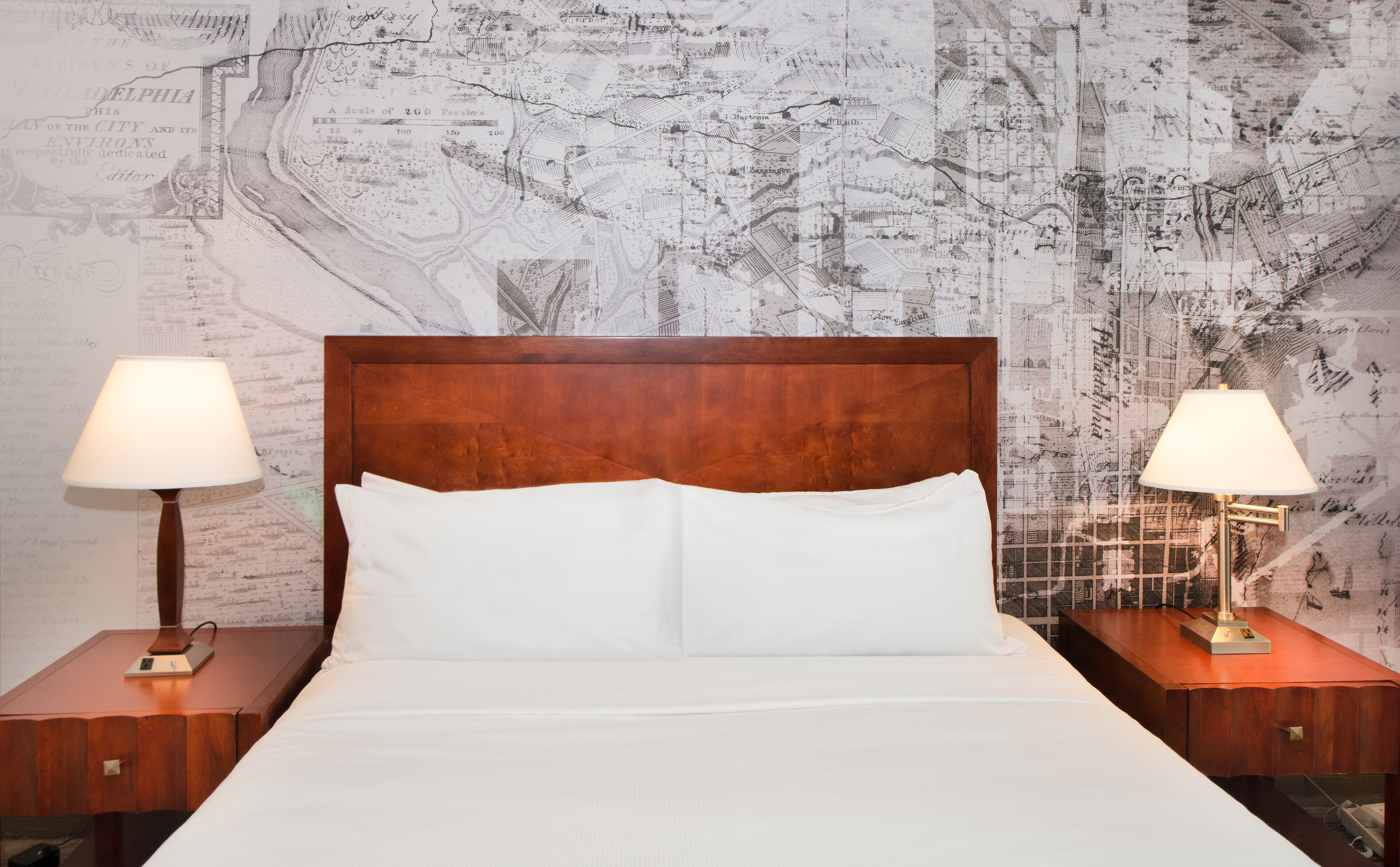 Hypo-allergenic bedding, in-room safe, iron/ironing board