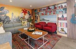 Sala de estar en el lobby