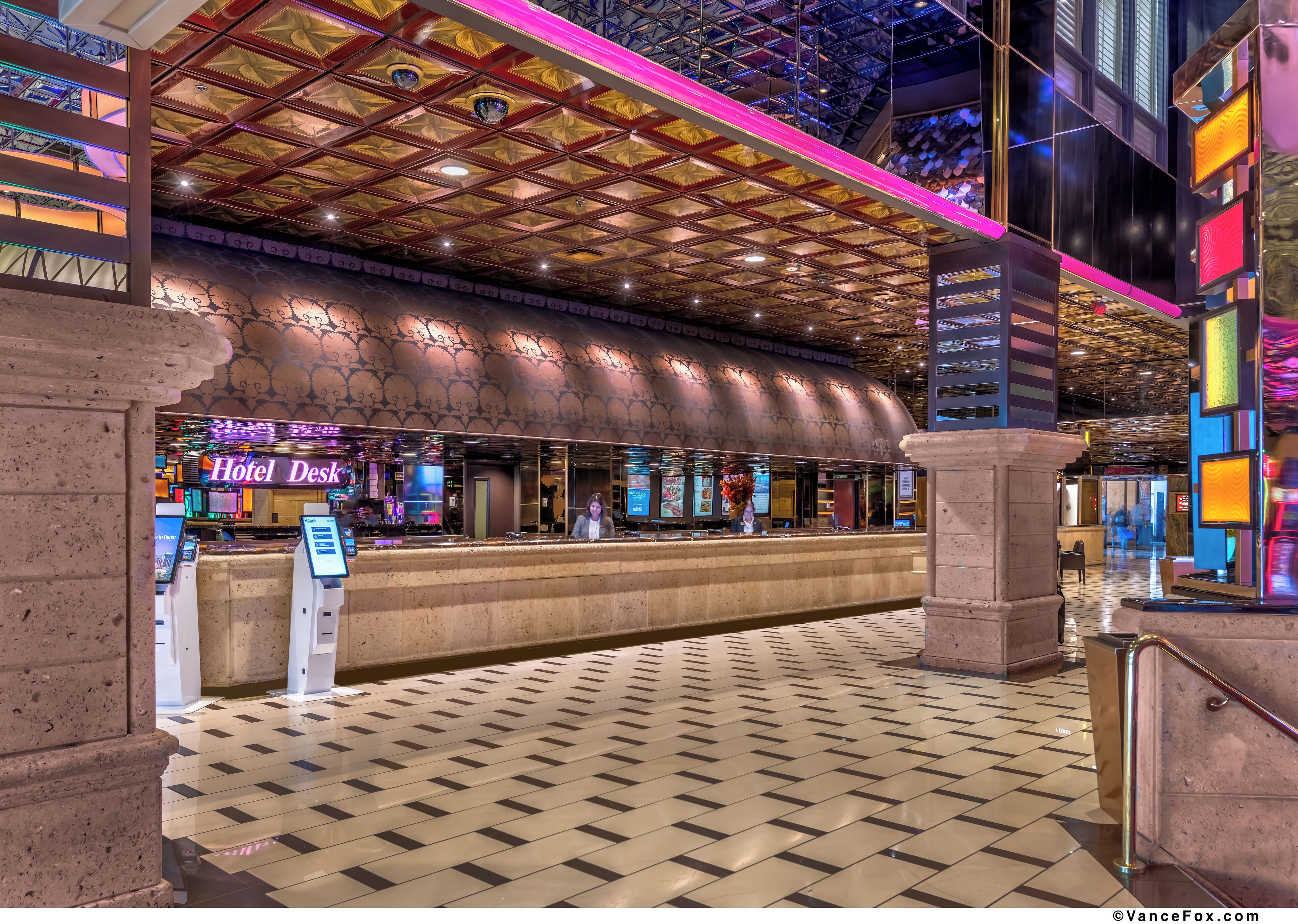 check-in/check-out kiosk