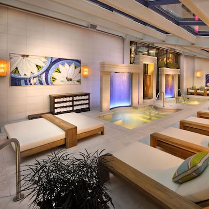 Couples treatment rooms, sauna, hot tub, steam room, body treatments