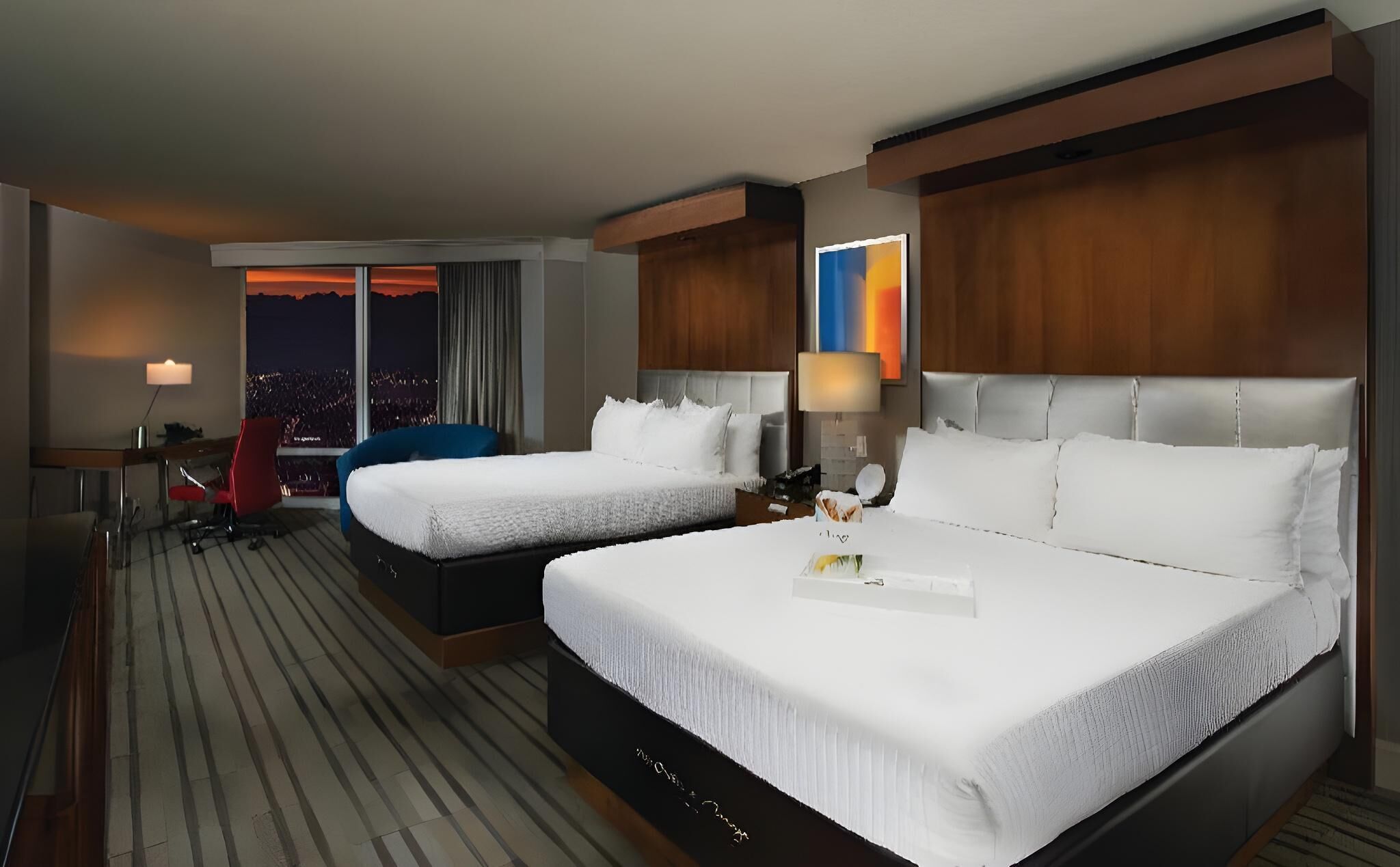 Premium bedding, pillowtop beds, minibar, in-room safe