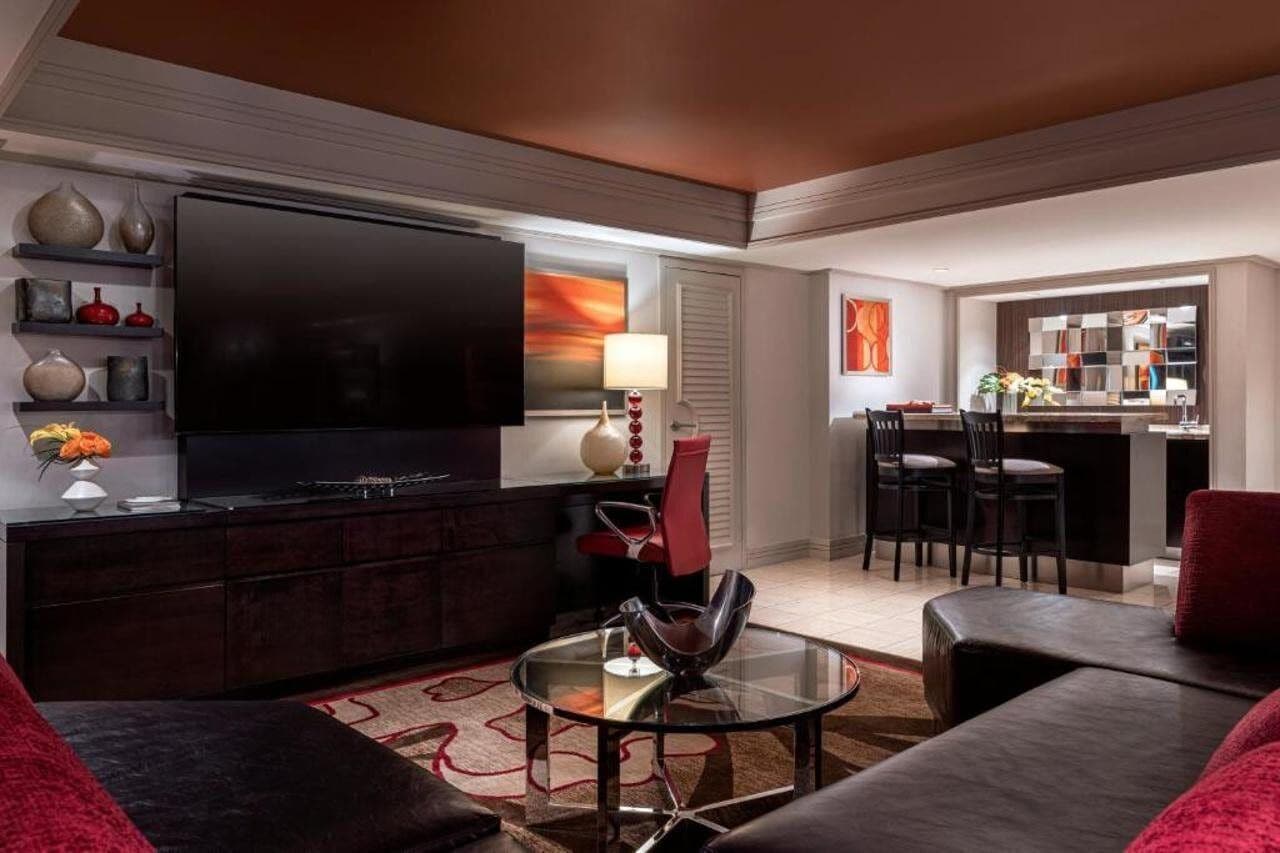 55-inch LED TV with cable channels, TV, pay movies