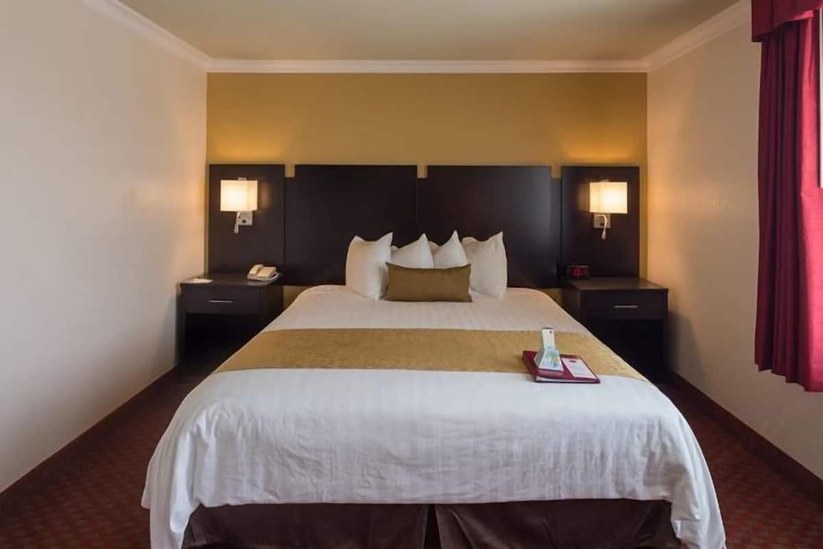 Pillow-top beds, in-room safe, desk, laptop workspace