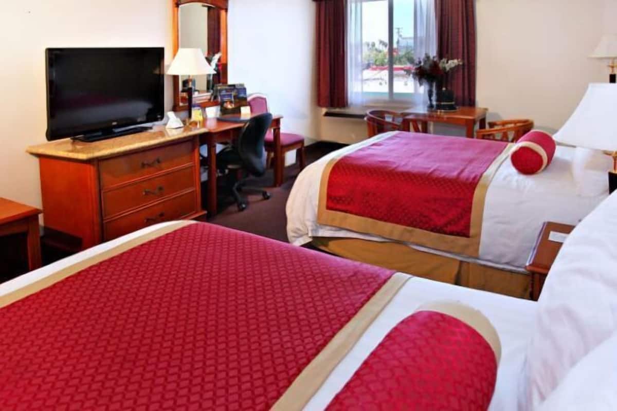 Pillow-top beds, in-room safe, desk, laptop workspace