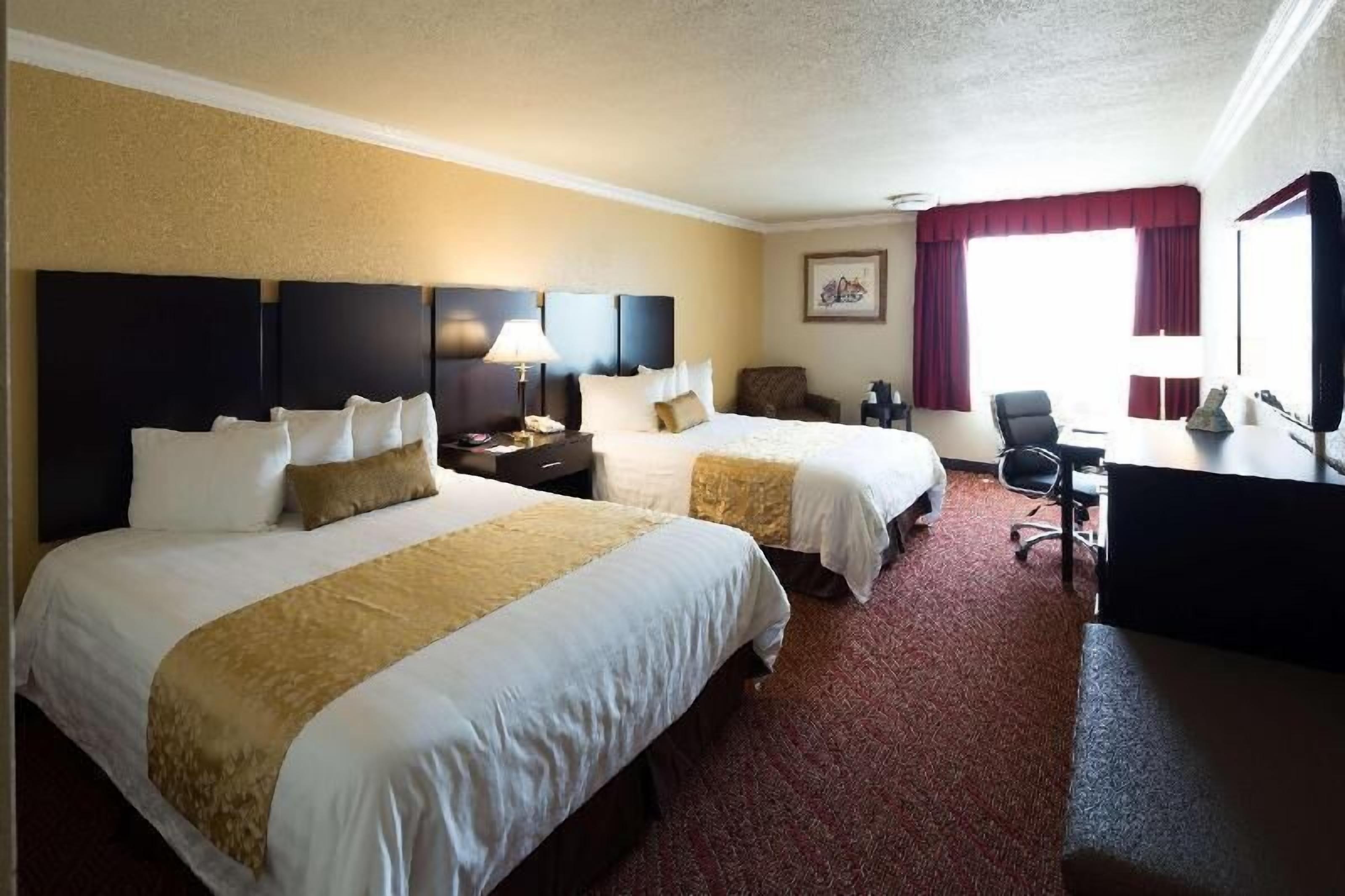 Pillow-top beds, in-room safe, desk, laptop workspace