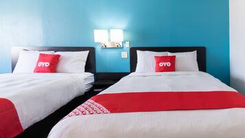 Free WiFi, bed sheets