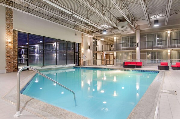 Indoor pool, outdoor pool