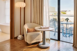 Terrace Junior Suite | Premium bedding, free minibar items, in-room safe