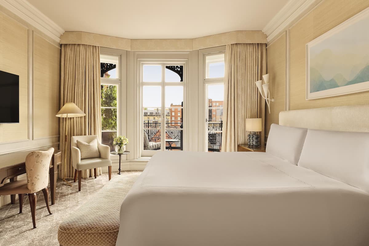 Suite, Terrace (Claridge's) | Peralatan tempat tidur premium, item bar mini percuma