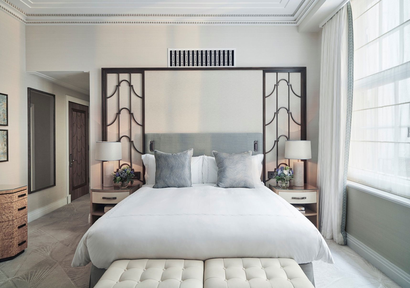 Premium bedding, free minibar items, in-room safe