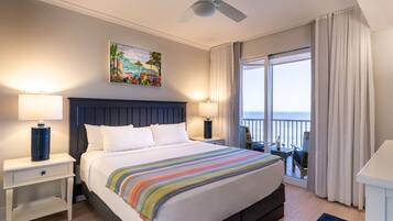 Ropa de cama de alta calidad y minibar