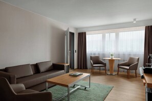 Suite, 1 Bedroom, Non Smoking, Mountain View | Living area | 37-inch flat-screen TV with satellite channels, TV