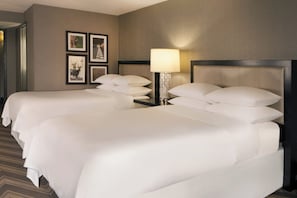 Room, 2 Double Beds | Premium bedding, down duvets, in-room safe, desk
