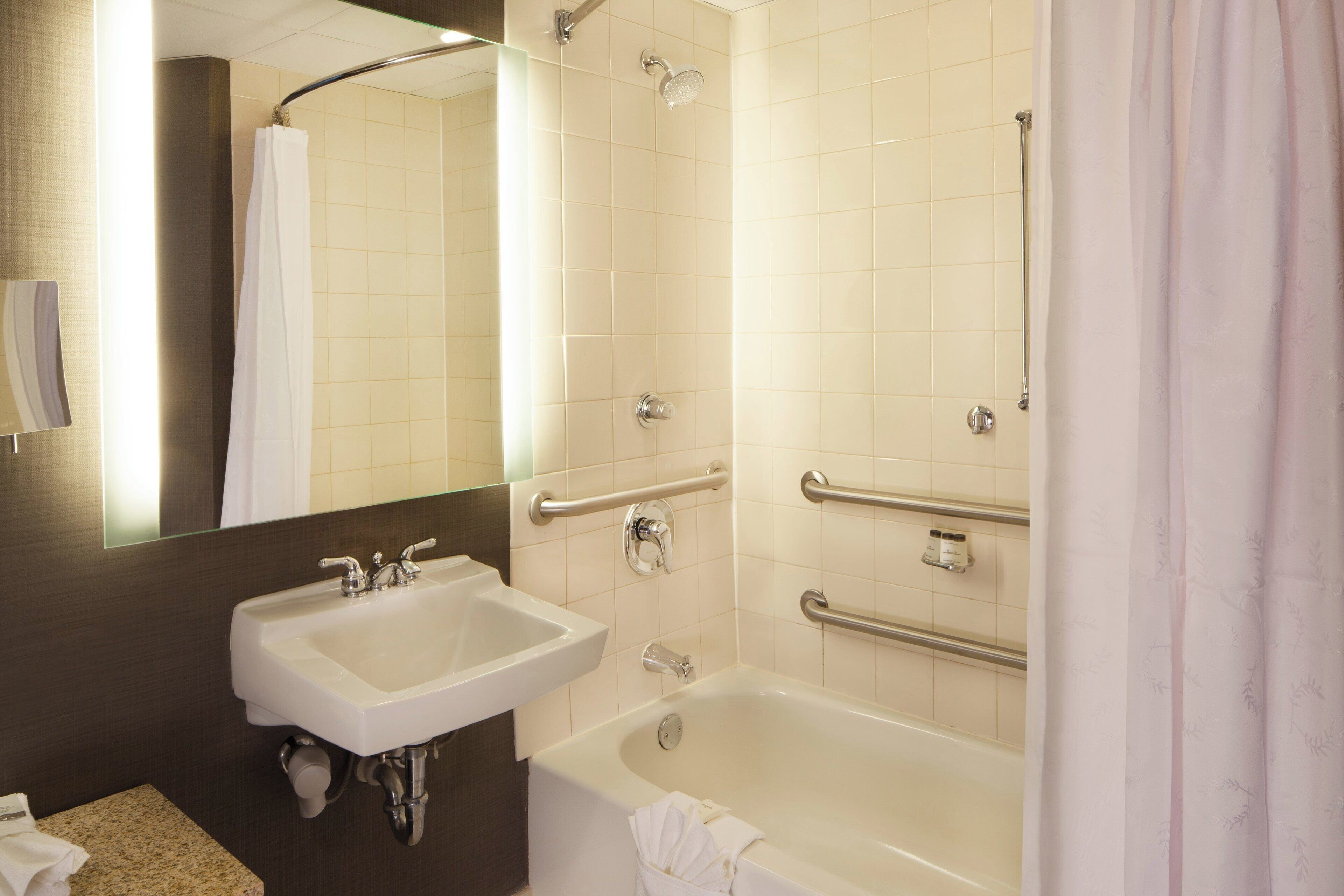 room, 1 king bed | bathroom | shower, free toiletries, hair dryer, bathrobes
