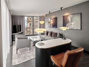 Suite (Nikolai) | 1 bedroom, in-room safe, desk, blackout drapes - Radisson Collection Hotel, Berlin (Berlin)