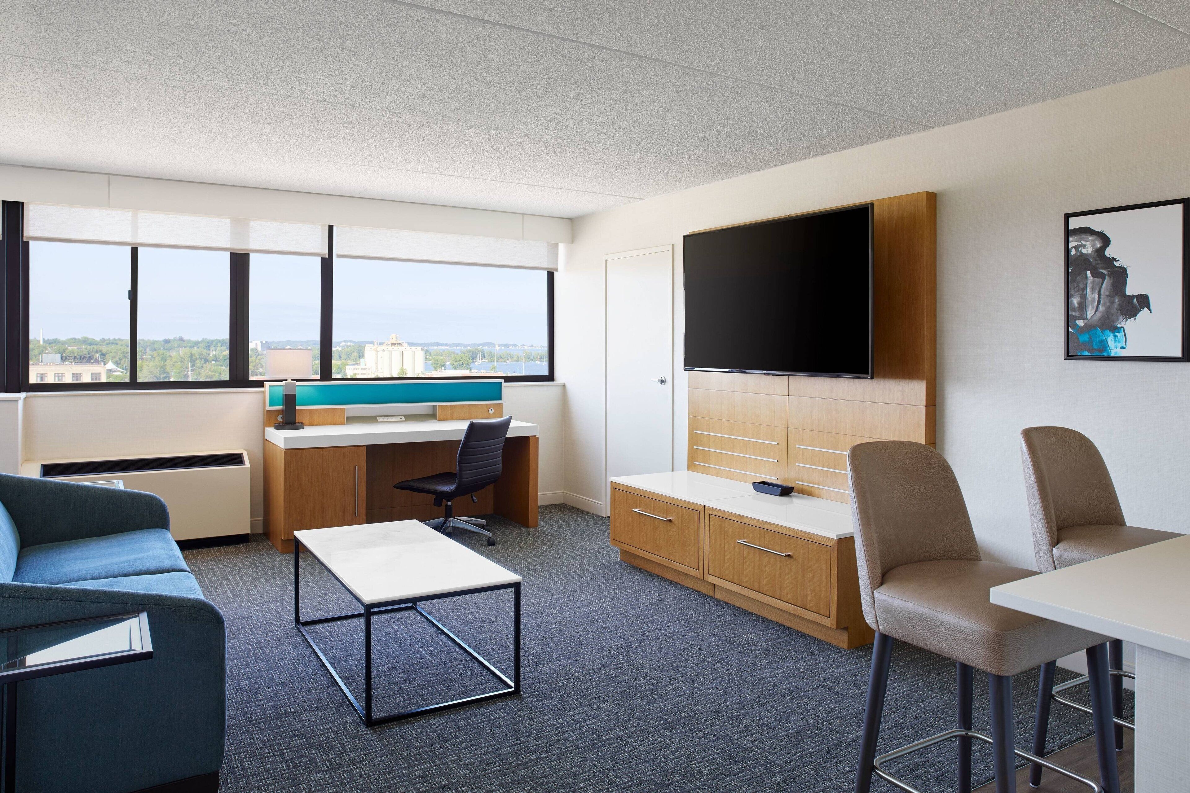 flat-screen tv, netflix