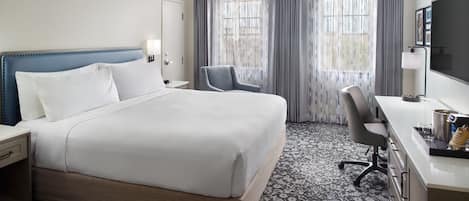 Premium bedding, pillow-top beds, in-room safe, desk
