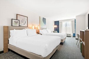 Room, 2 Queen Beds | Blackout drapes, iron/ironing board, free WiFi, bed sheets