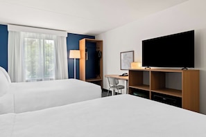 Room, 2 Queen Beds | Blackout drapes, iron/ironing board, free WiFi, bed sheets