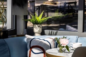 Sitteområde i lobbyen