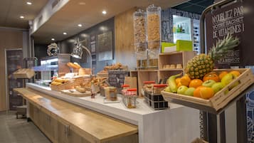 Daily buffet breakfast (EUR 12.50 per person)