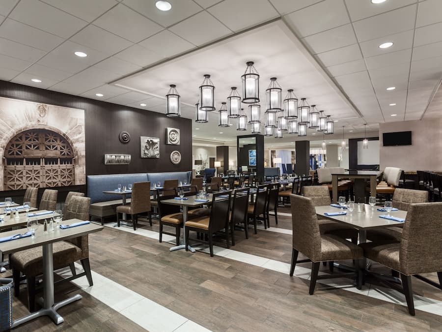 Breakfast and dinner served, American cuisine