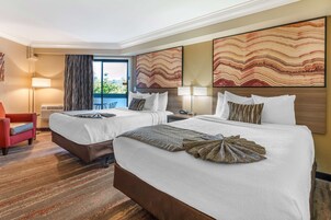 1 quarto, camas com colchões pillow-top, cofres nos quartos