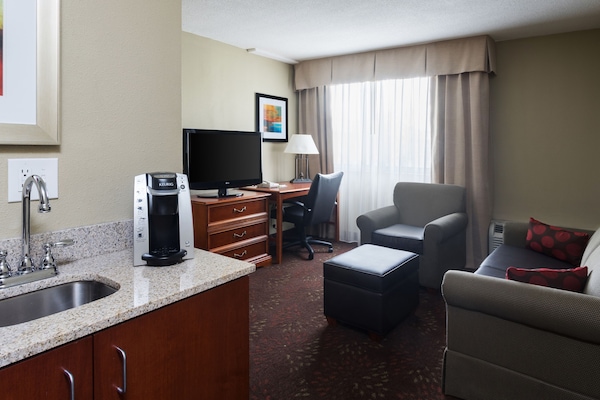 Suite, 1 King Bed with Sofa bed | Premium bedding, pillowtop beds, desk, laptop workspace