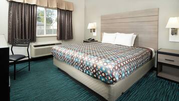 Standard Room, 1 King Bed | Down comforters, desk, laptop workspace, blackout drapes