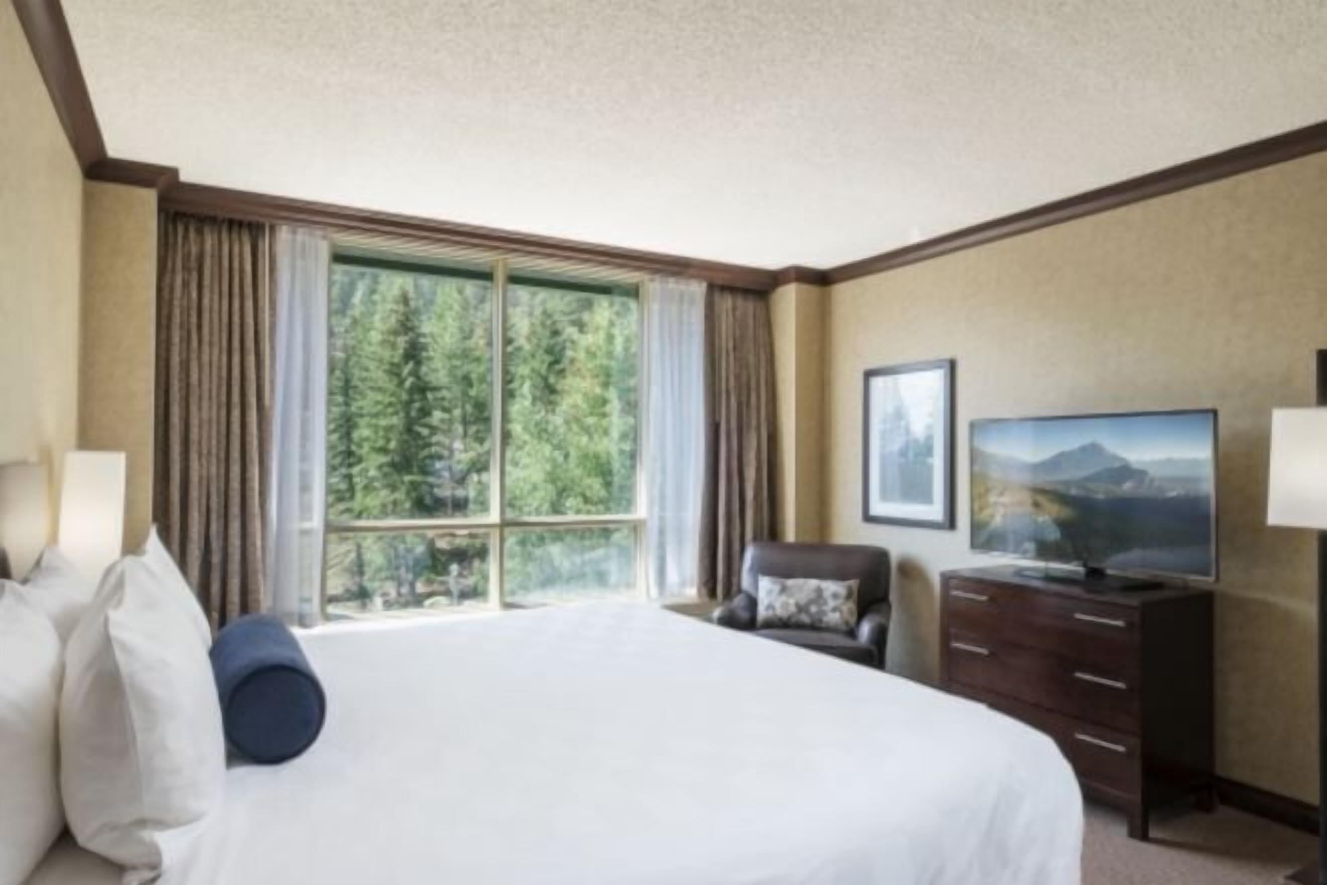 Ropa de cama de alta calidad, colchones con acolchado adicional, minibar