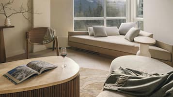 Ropa de cama de alta calidad, colchones con acolchado adicional, minibar