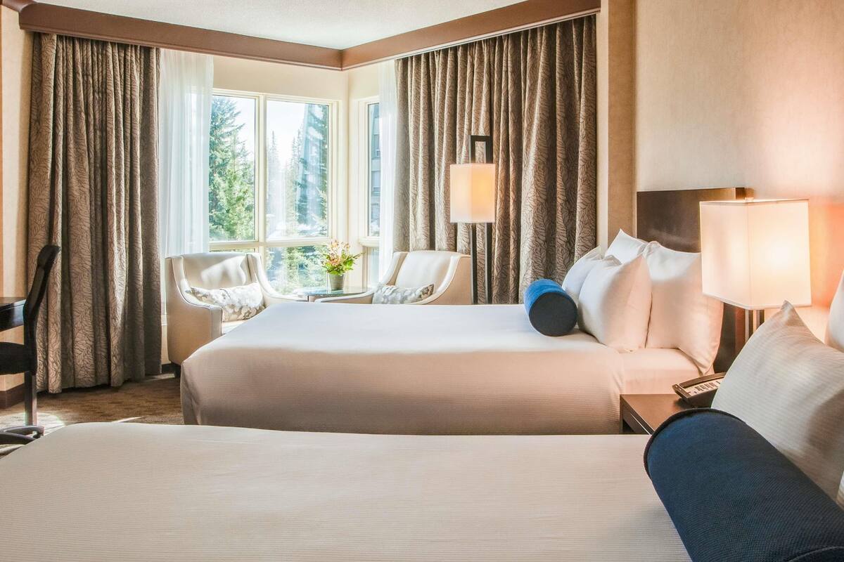 premium room, 2 queen beds | premium bedding, pillow-top beds, minibar, in-room safe