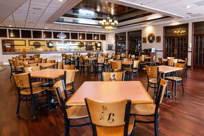 Free daily self-serve breakfast