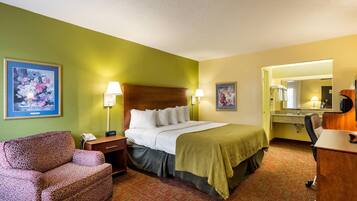 Desk, iron/ironing board, free WiFi, bed sheets