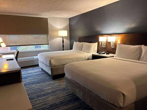 Standard Room, 2 Queen Beds, Non Smoking, Refrigerator | Premium bedding, individually furnished, desk, laptop workspace