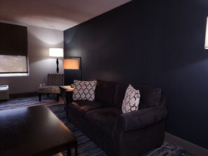Suite, 1 King Bed, Non Smoking, Refrigerator (Separate Living Room;with Sofabed) | Premium bedding, individually furnished, desk, laptop workspace