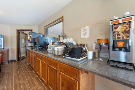 Free buffet breakfast