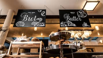 Daily buffet breakfast (EUR 26 per person)