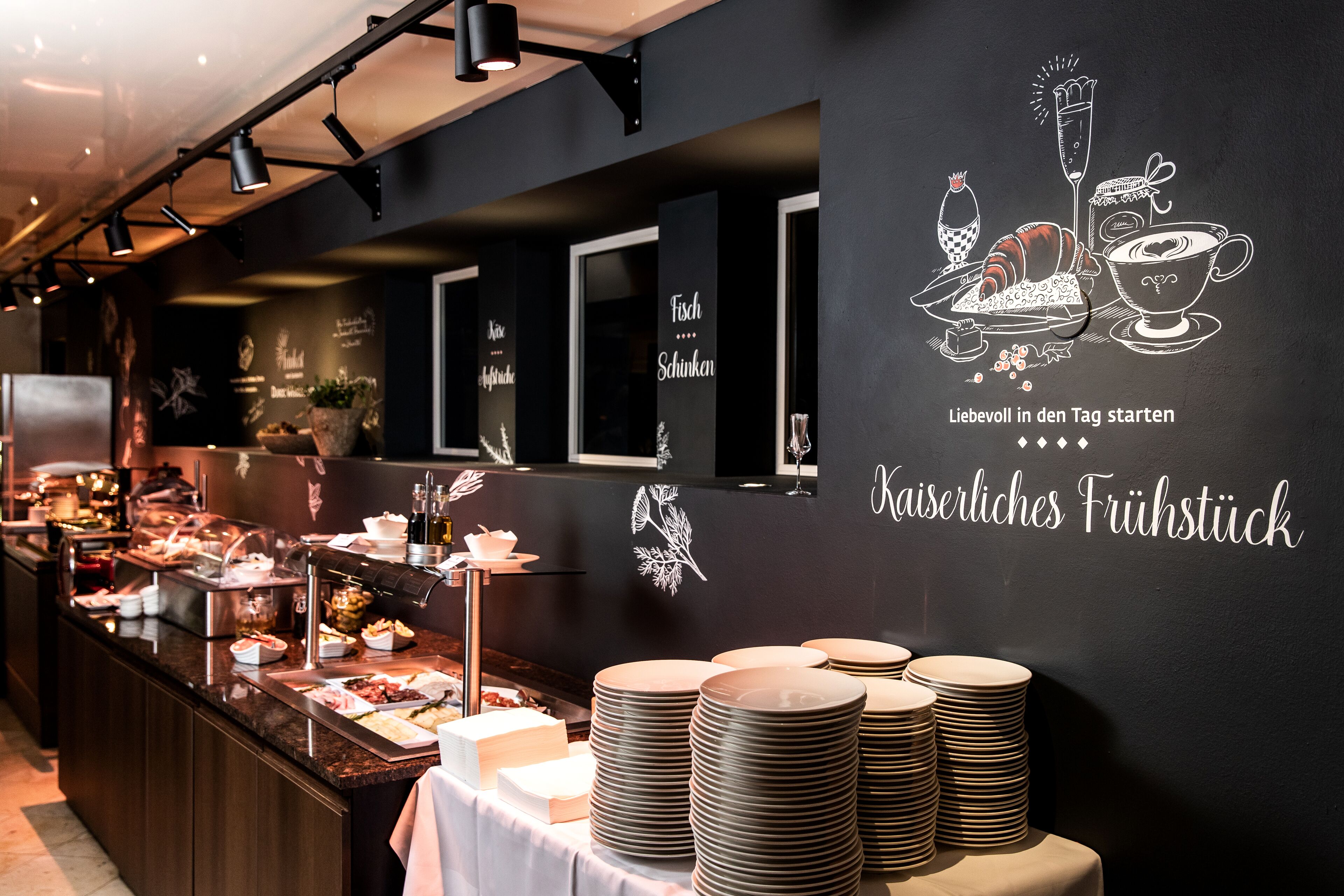 daily buffet breakfast (eur 26 per person)