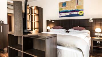 Superior-Doppelzimmer | Hochwertige Bettwaren, Pillowtop-Betten, Minibar, Zimmersafe