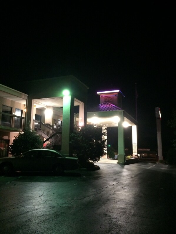 Front of property - evening/night