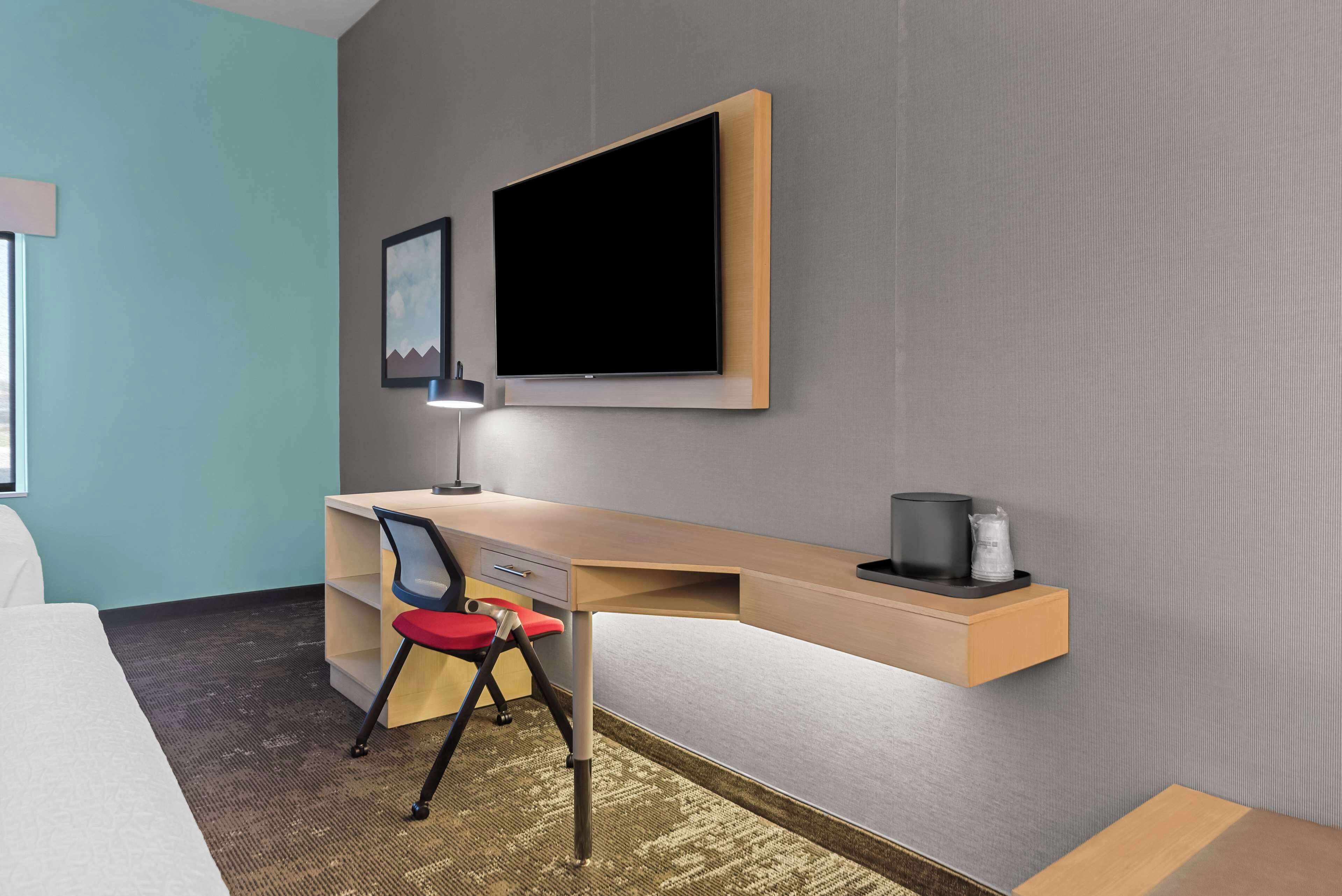 standard room, 2 queen beds, non smoking, refrigerator & microwave | desk, laptop workspace, iron/ironing board, free wifi