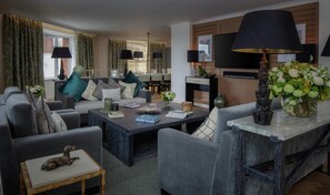 Svit Presidential - 1 kingsize-säng | Vardagsrum | En iPod-dockningsstation